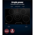 Devanti Electric Ceramic Cooktop 90cm, image 6