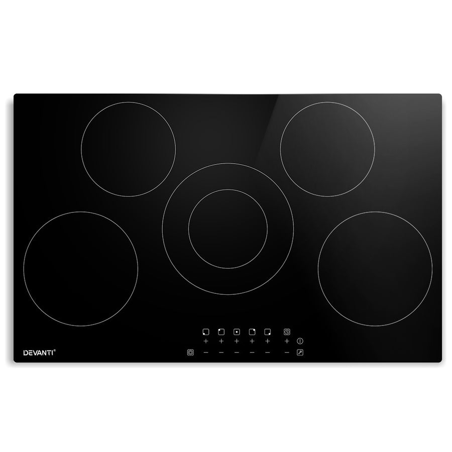 Devanti Electric Ceramic Cooktop 90cm, Electric
