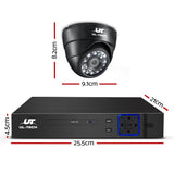 UL-tech CCTV Security System 4CH DVR 4 Cameras 2TB Hard Drive - Front View