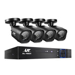 UL-TECH 1080P Security Camera System 4CH DVR with 4 CCTV Square Cameras
