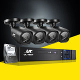 UL-tech CCTV Security System 8CH DVR 4 Cameras 1TB Hard Drive - Close-Up Angle