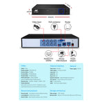 UL-TECH 1080P Security Camera System 8CH DVR with 8 CCTV Bullet Cameras