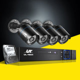 UL-tech CCTV Security System 8CH DVR 8 Cameras 1TB Hard Drive - Low Angle