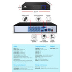 UL-tech CCTV Security System 8CH DVR 8 Cameras 1TB Hard Drive