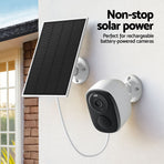 UL-tech Solar Panel For Security Camera Wireless 3W