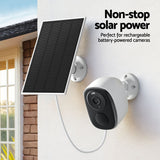 UL-tech Solar Panel For Security Camera Wireless 3W - Rear View