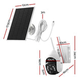 UL-Tech Wireless 3MP Solar-Powered Security Camera System - Front View