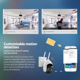 UL-Tech Wireless 3MP Solar-Powered Security Camera System - 45-Degree Angle