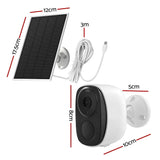 UL-Tech 3MP Wireless Solar-Powered Security Camera - Front View