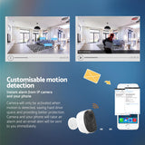UL-Tech 3MP Wireless Solar-Powered Security Camera - 45-Degree Angle