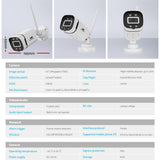 UL-Tech 3MP Wireless Security Camera Set - Dual Pack