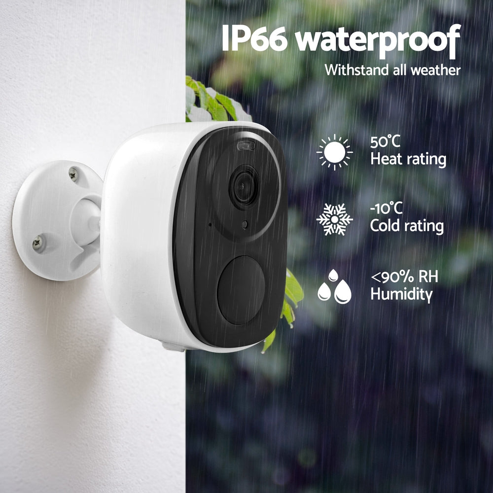 UL-Tech 3MP Wireless Home Security Camera with Rechargeable Battery and Night Vision