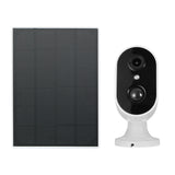 UL-tech 1080P Wireless Security IP Camera Rechargeable Outdoor CCTV Solar Panel - Top-Down View