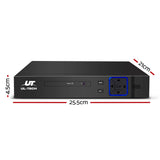 UL-tech 8CH DVR 1080P 5in1 CCTV Video Recorder - Front View