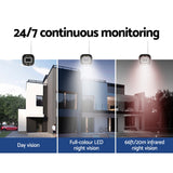 8-Channel UL-TECH Wireless 3MP CCTV Security System with 4 Cameras and 2TB Storage - Rear View