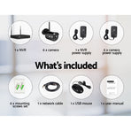 UL-tech Wireless CCTV Security System 8CH NVR 3MP 6 Bullet Cameras, image 4