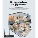 UL-tech Wireless CCTV Security System 8CH NVR 3MP 6 Bullet Cameras, image 5