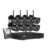 UL-tech Wireless CCTV Security System 8CH NVR 3MP 8 Bullet Cameras 4TB - Side View