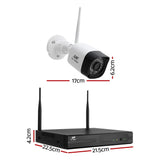 UL-Tech 3MP 8-Channel Wireless CCTV System with 8 HD Cameras