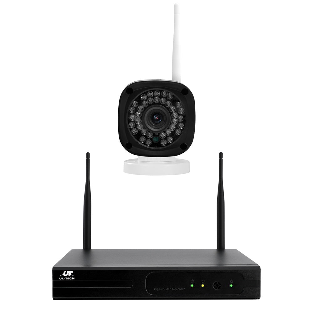 UL-Tech 3MP 8-Channel Wireless CCTV System with 8 HD Cameras