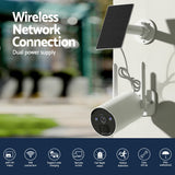 UL-tech Wireless Solar CCTV Security Cameras 4MP 8CH NVR - 45-Degree Angle