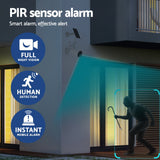 UL-tech Wireless Solar CCTV Security Cameras 4MP 8CH NVR - Rear View