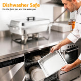 5-Star Chef Chafing Dish 8L 2-Pan Buffet Warmer Food Warmer Catering Server - Extra Image