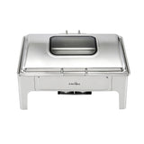 5-Star Chef 9L Chafing Dish Buffet Warmer Food Warmer Catering Server - Side View