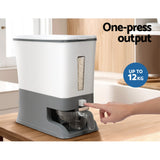 5-Star Chef Cereal Dispenser Rice Container 12KG - Top-Down View