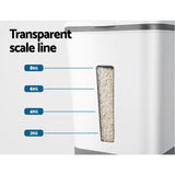 5-Star Chef Cereal Dispenser Rice Container 12KG - Rear View