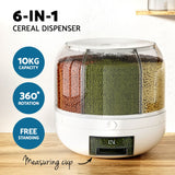 5-Star Chef Cereal Dispenser Grain Container 7KG - 45-Degree Angle