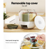 5-Star Chef Cereal Dispenser Grain Container 7KG - Rear View