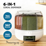5-Star Chef Cereal Dispenser Grain Container 7KG - Top-Down View