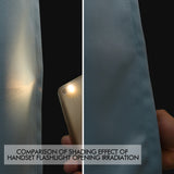 2x 100% Blockout Curtains Panels 3 Layers Eyelet Beige 240x230cm - Side View