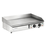 Devanti Commercial Electric Griddle 73cm BBQ Grill Plate 4400W - Top-Down View