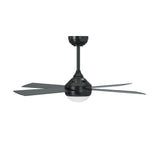 Vevare 52'' AC Ceiling Fan with Light Remote Control 4 Blades Black