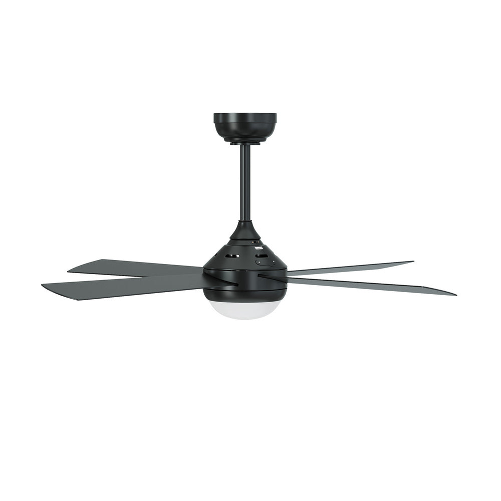 Vevare 52'' AC Ceiling Fan with Light Remote Control 4 Blades Black