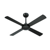 Vevare 52'' Ceiling Fan AC Remote Control Timer 4 Blades Black