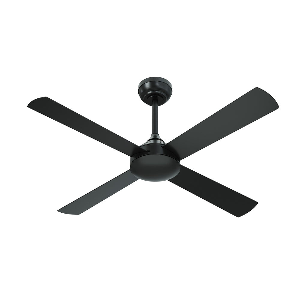 Vevare 52'' Ceiling Fan AC Remote Control Timer 4 Blades Black