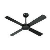 Vevare 52'' Ceiling Fan AC Remote Control Timer 4 Blades Black