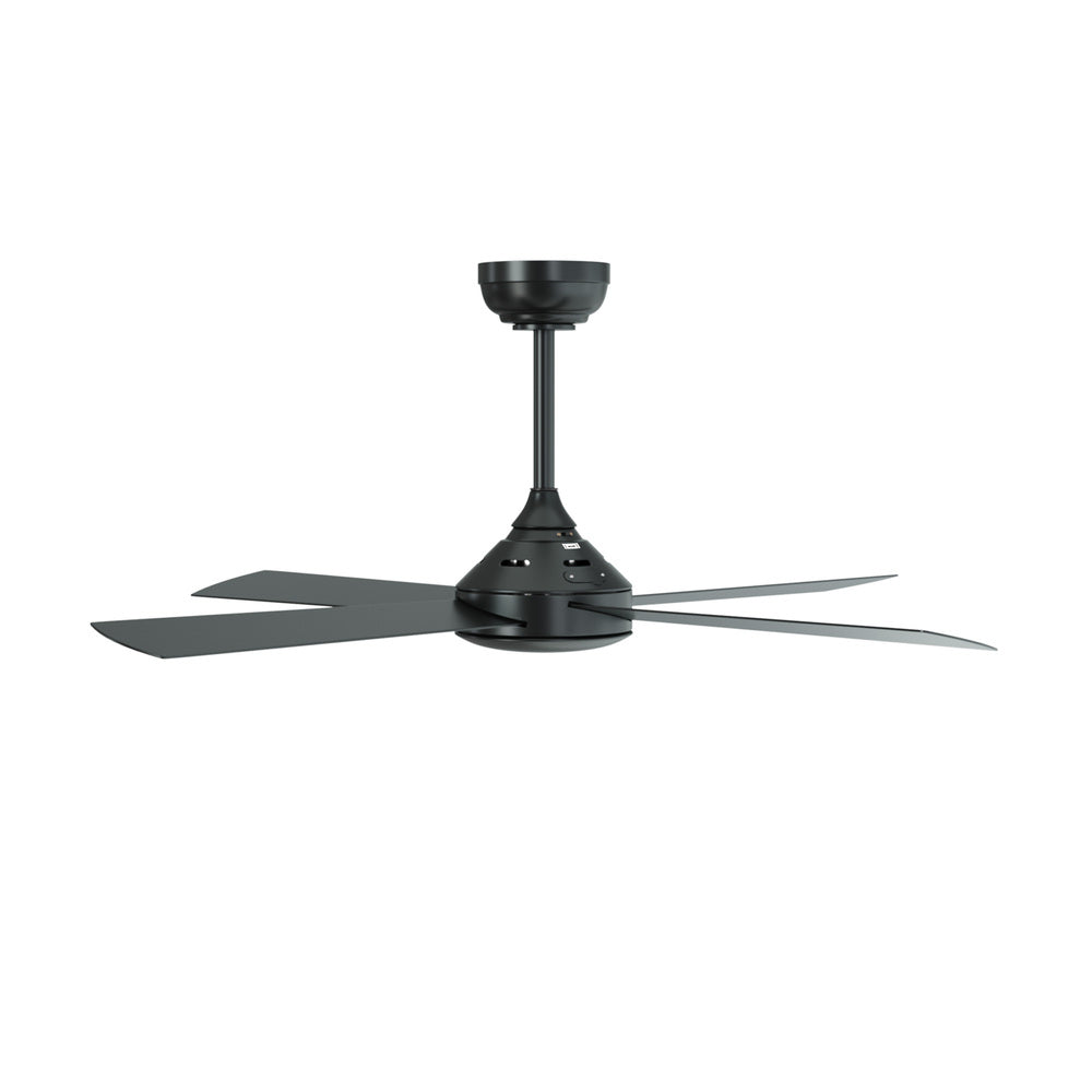 Vevare 52'' Ceiling Fan AC Remote Control Timer 4 Blades Black