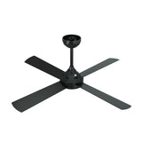 Vevare 52'' Ceiling Fan AC Remote Control Timer 4 Blades Black