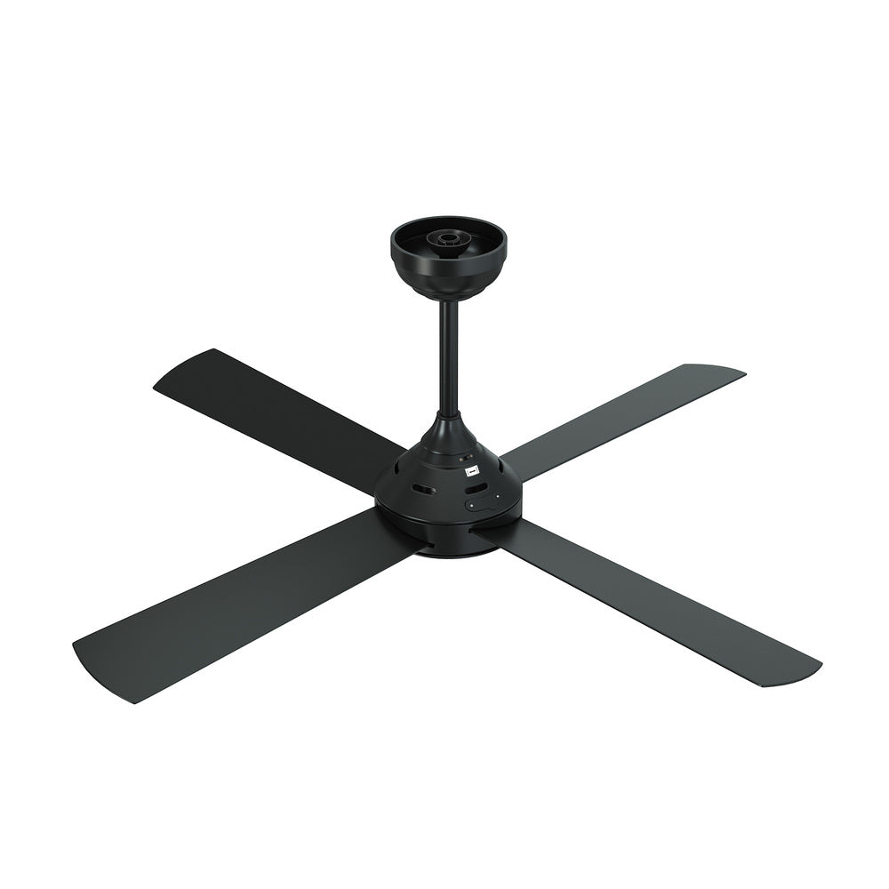 Vevare 52'' Ceiling Fan AC Remote Control Timer 4 Blades Black