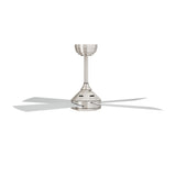 Vevare 52'' Ceiling Fan AC Remote Control Timer 4 Blades Silver