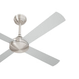 Vevare 52'' Ceiling Fan AC Remote Control Timer 4 Blades Silver