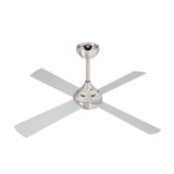 Vevare 52'' Ceiling Fan AC Remote Control Timer 4 Blades Silver - Rear View