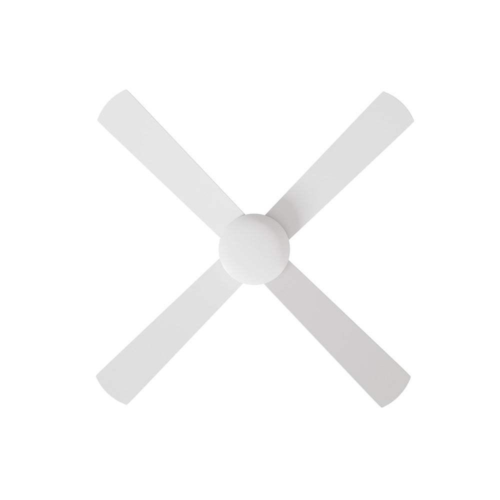 Vevare 52'' Ceiling Fan AC Remote Control Timer 4 Blades White