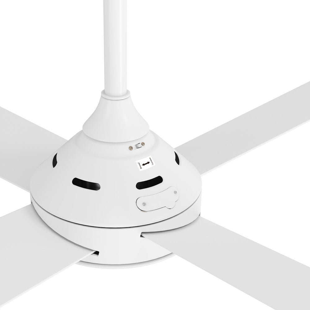 Vevare 52'' Ceiling Fan AC Remote Control Timer 4 Blades White