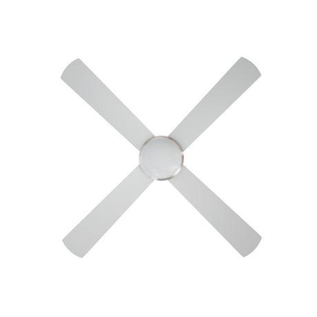 Vevare 52'' AC Ceiling Fan with Light Remote Control 4 Blades Silver, image 3