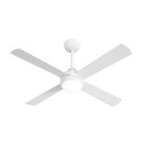 Vevare 52'' AC Ceiling Fan with Light Remote Control 4 Blades White